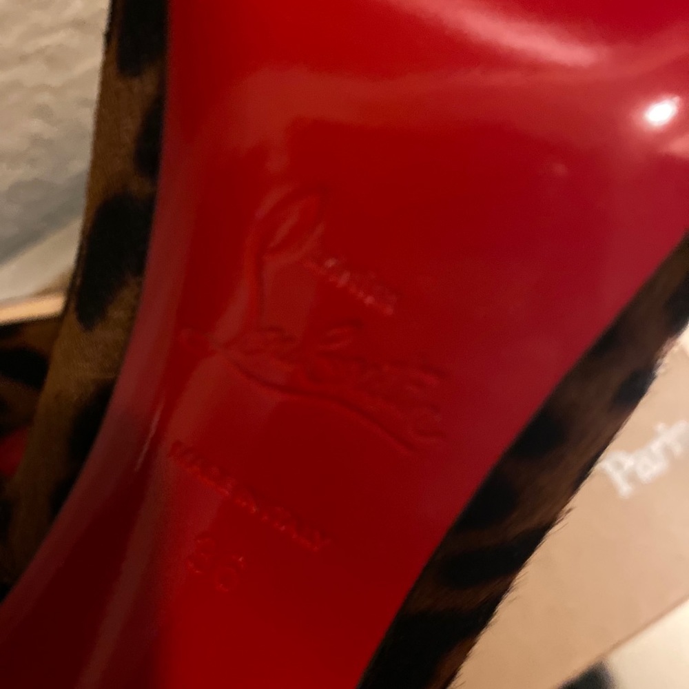 Pre-owned LOUBOUTIN So Kate Pony Dark Leopard - Picture 7 of 8